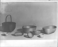 SA0667 - Photos of Shaker baskets of various styles., Winterthur Shaker Photograph and Post Card Collection 1851 to 1921c